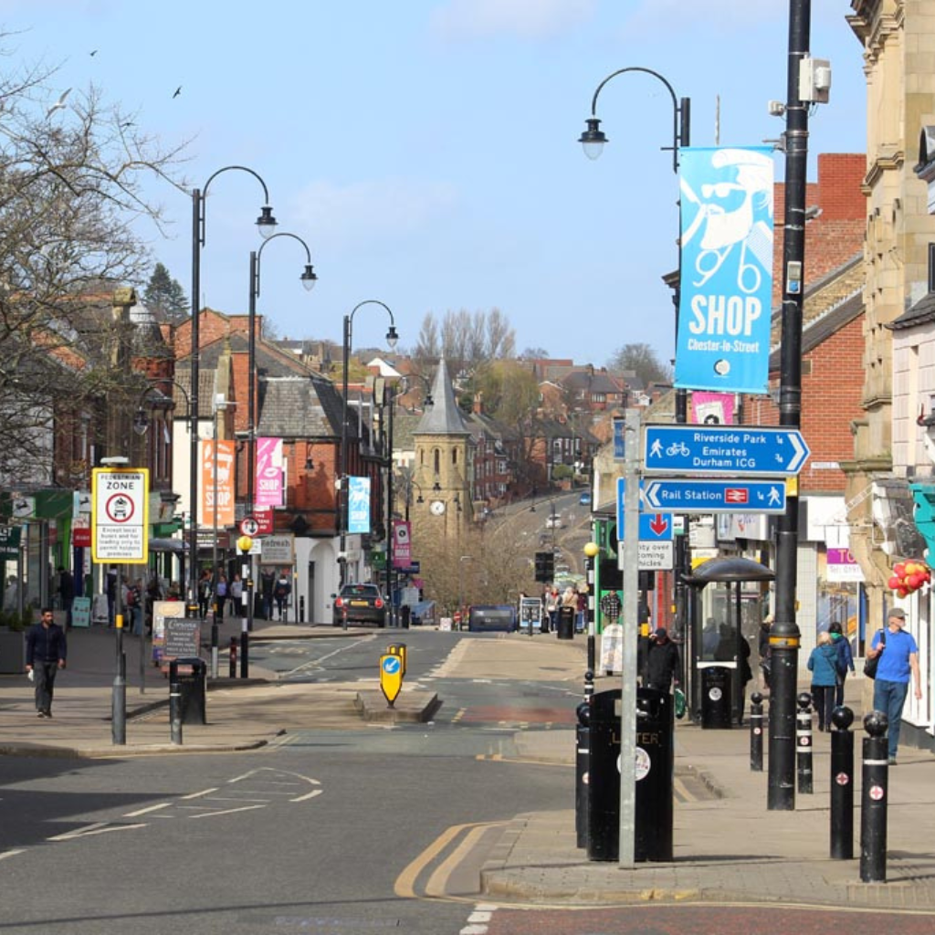 Chester-le-Street, served by Durham City Cabs