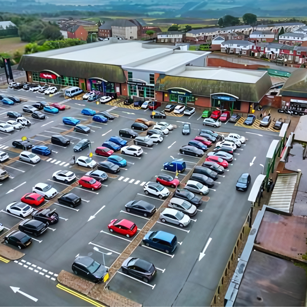 Dragonville Retail Park, Durham, served by Durham City Cabs