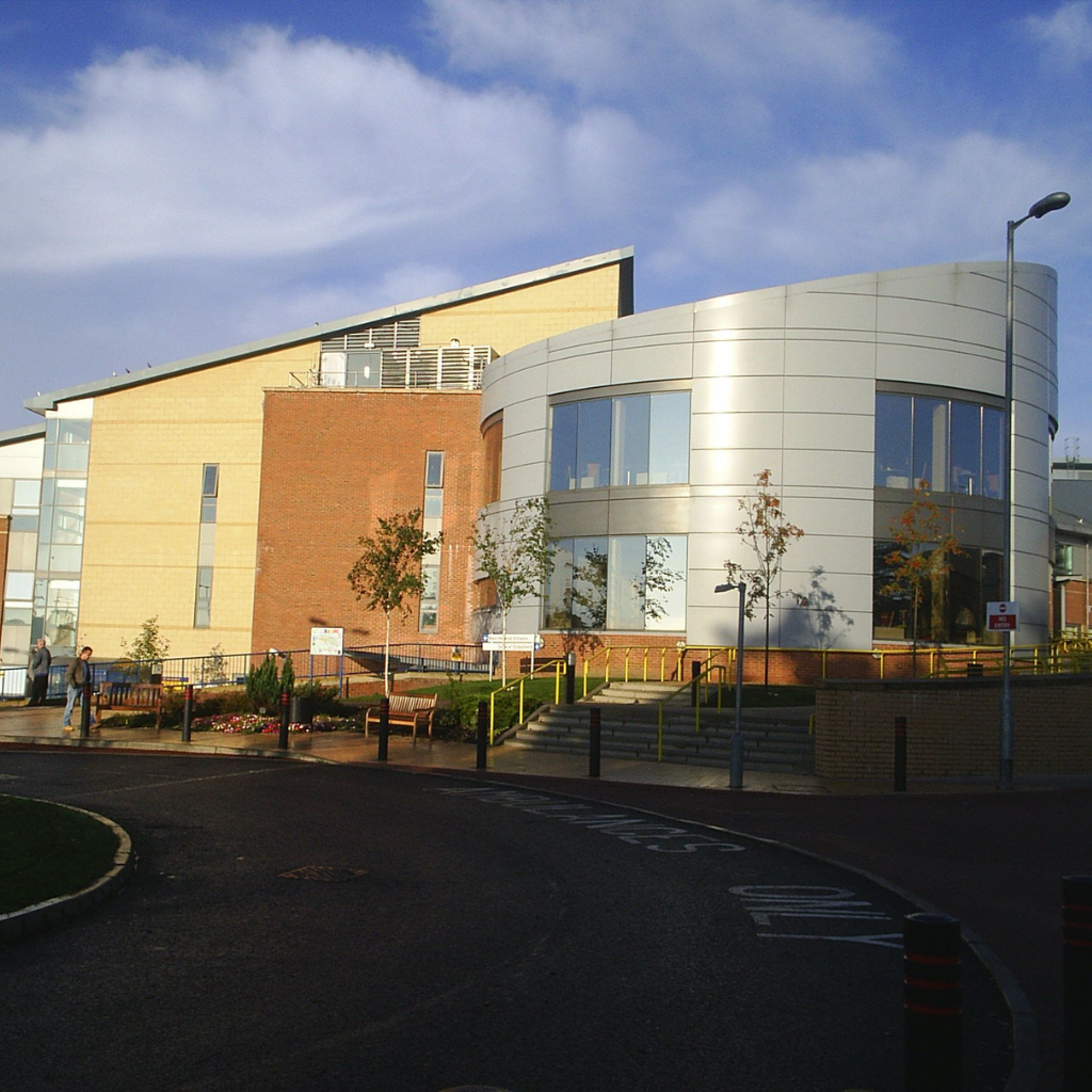 University Hospital of North Durham, served by Durham City Cabs